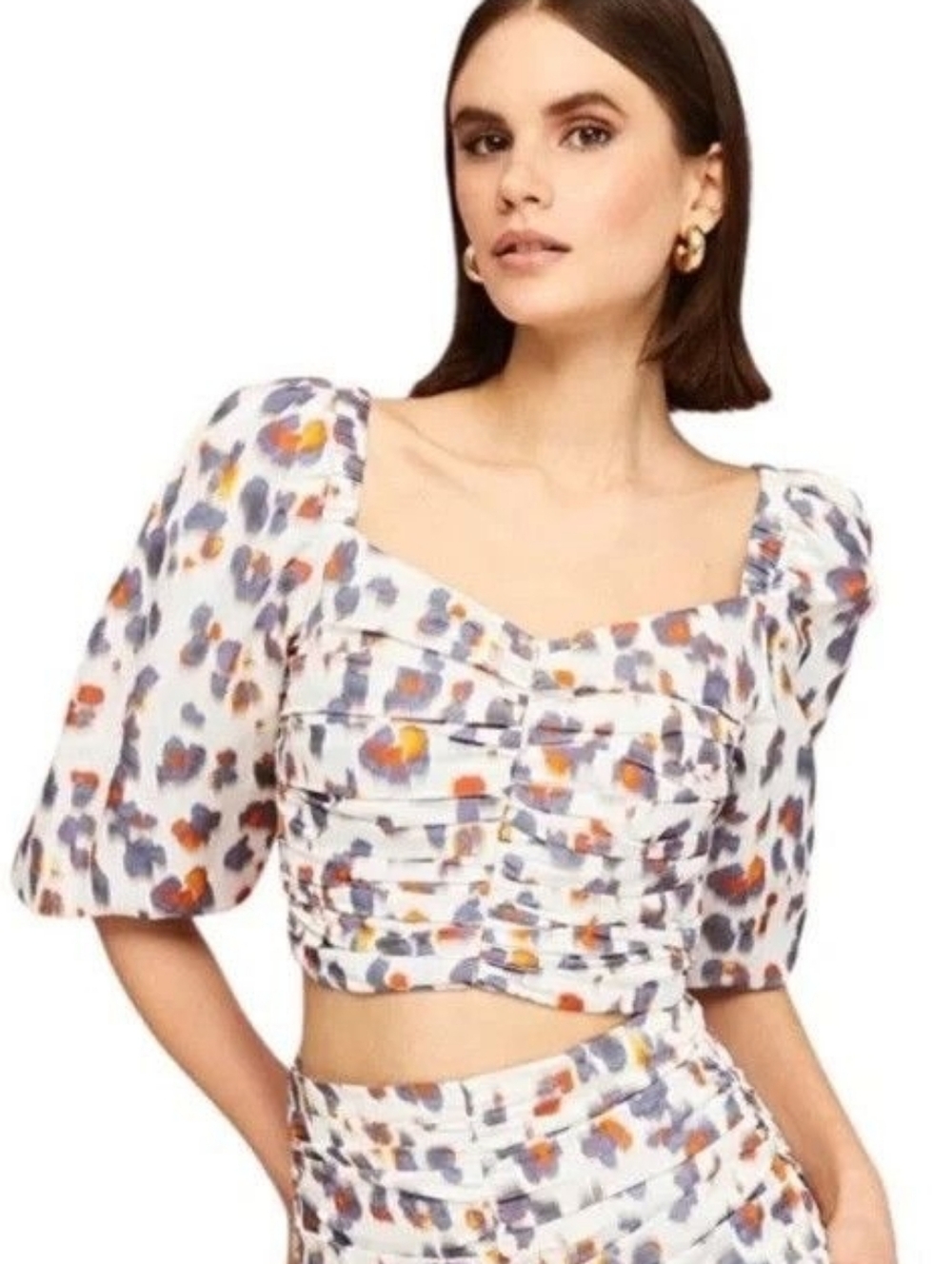 Nocturne Leopard Crop Top